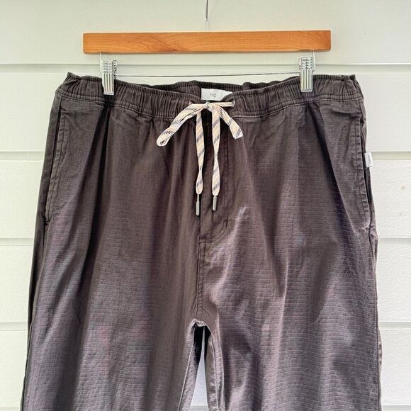 Onia Men’s All Terrain Ripstop Drawstring Pants In Grey/Charcoal Size XL - Picture 8 of 16